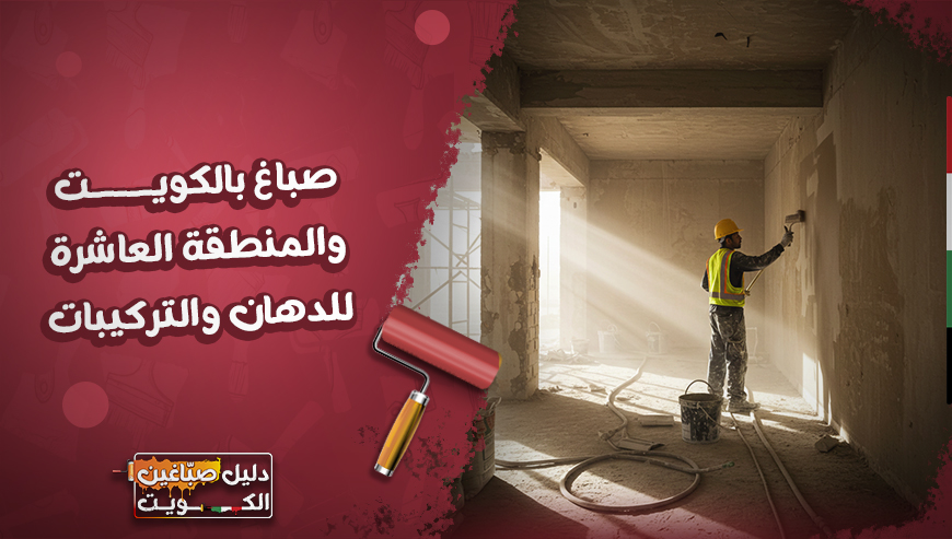 صباغ بالكويت و المنطقه العاشرة للدهان والتركيبات