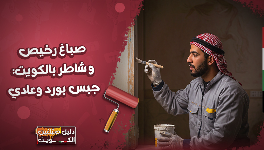صباغ رخيص وشاطر بالكويت | 97689778⁩ جبس بورد وعادي