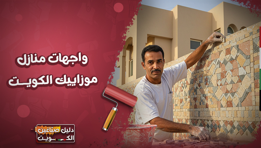 مقاول تشطيب واجهات منازل موزاييك الكويت | اتصل ⁦55905790⁩